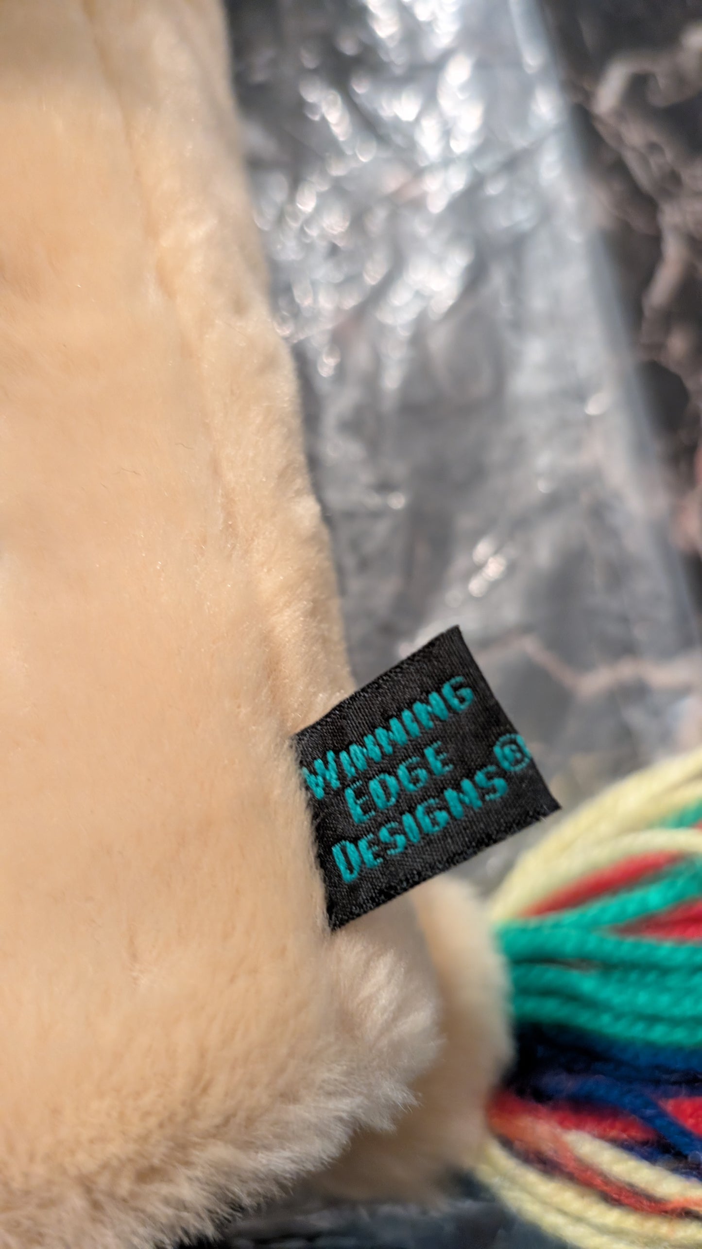 Vintage John Daly Winning Edge Designs Plush Lion Golf Club Driver Cover with tag