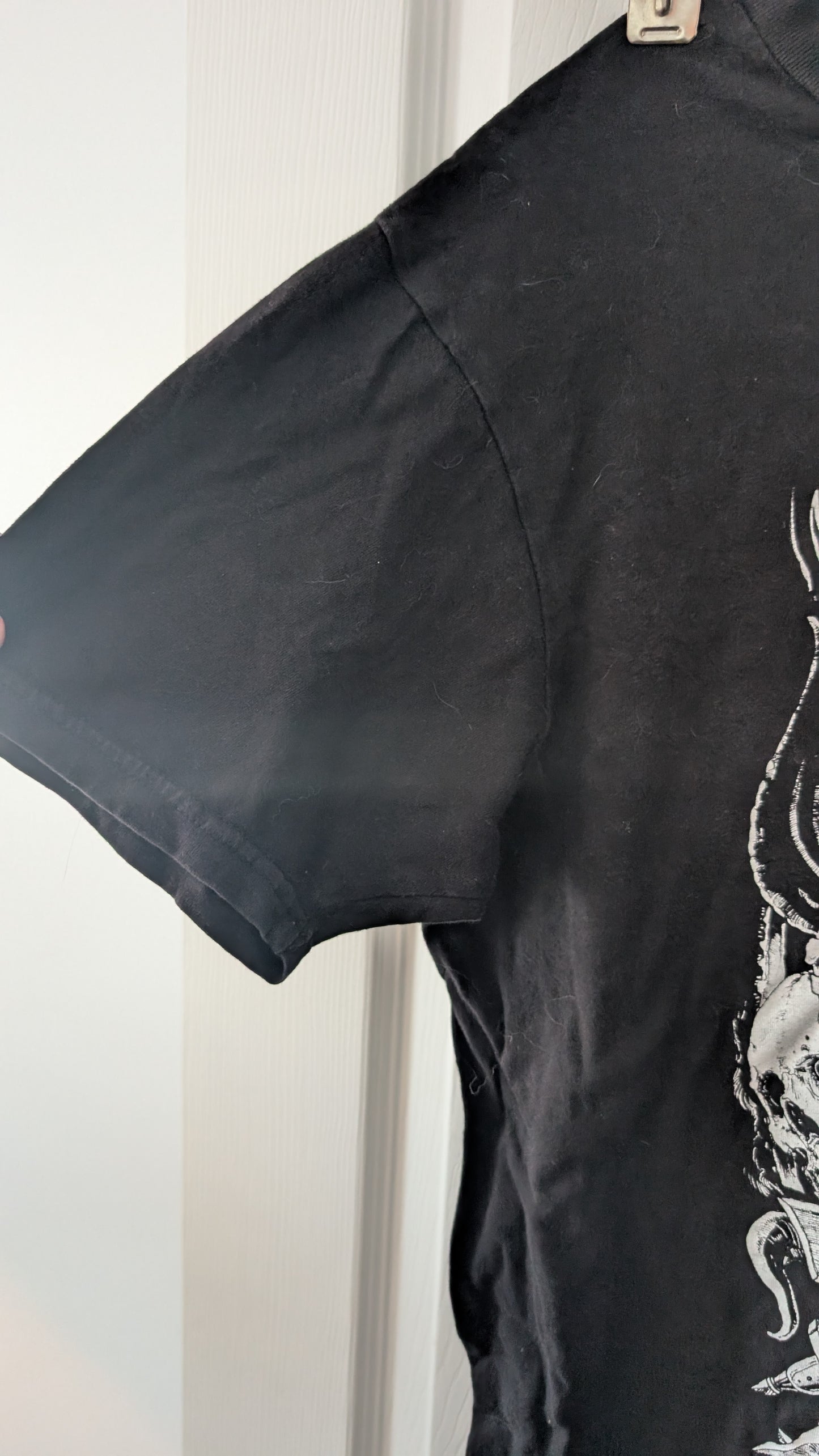 Slayer Skull Graphic T-Shirt Black Size Medium Official Licensed Metal Band Tee