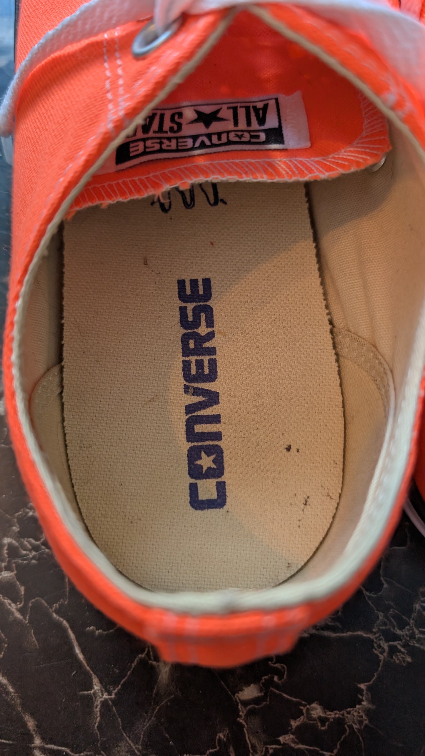 Converse Chuck Taylor All Star Low Orange Canvas Shoes Unisex mens US 9 EU 42.5 155735C