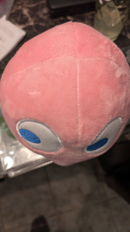 PAC MAN Pink Ghost Pinky 7 " Plush Toy Stuffed Bandai Namco Ms Pac Man Pink