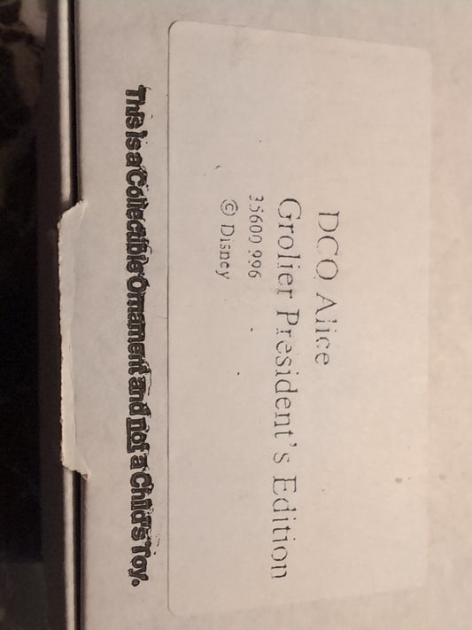 (Copie) Grolier Presidents Edition Disney Alice Christmas Ornament 35600 996 Collectible #2