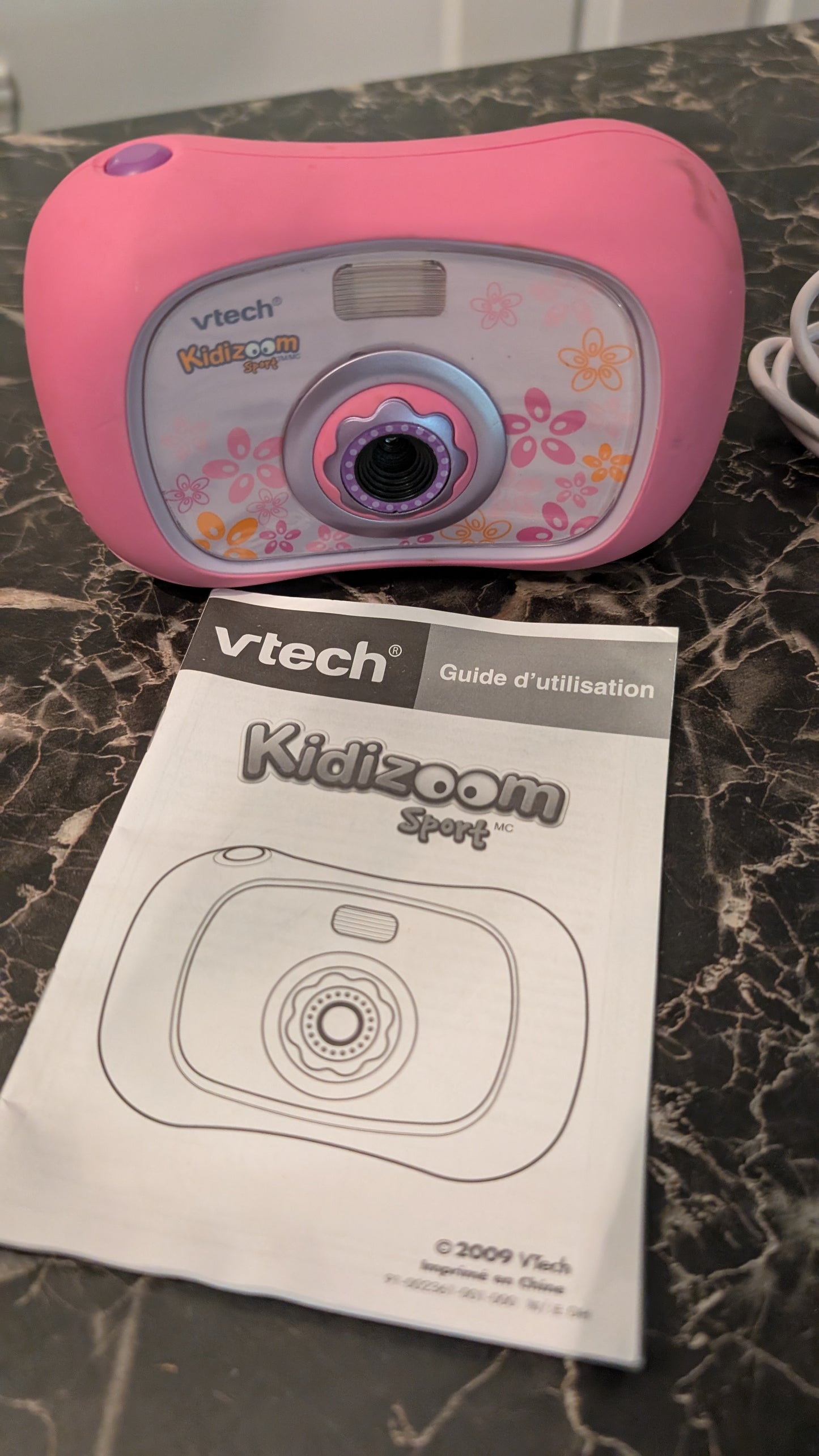 VTech Kidizoom Sport Pink Digital Camera for Kids w/ Manual & USB Cable