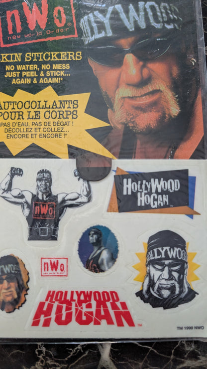 nWo Hollywood Hogan BodyCals Skin Stickers – WCW NWO – New Sealed (1999)