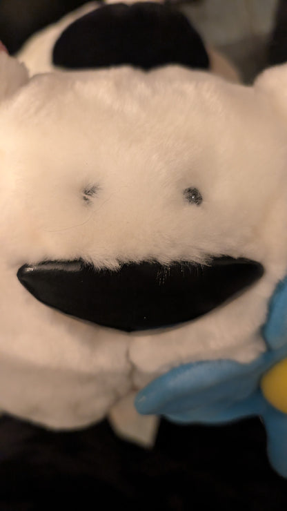 Vtg Cuddly Messengers Fido Dog Plush w/ Flower & Leash 22” 2003 Stuffed Toy