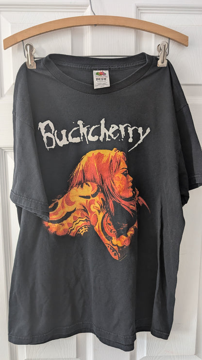 Vintage Buckcherry 1999 Tour T-Shirt Self Titled Debut Album Black Adult Large