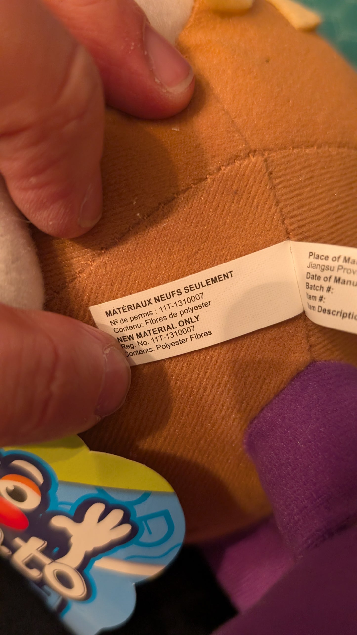 Toy Factory Mrs Potato Head 8” Plush New With Tags 2020