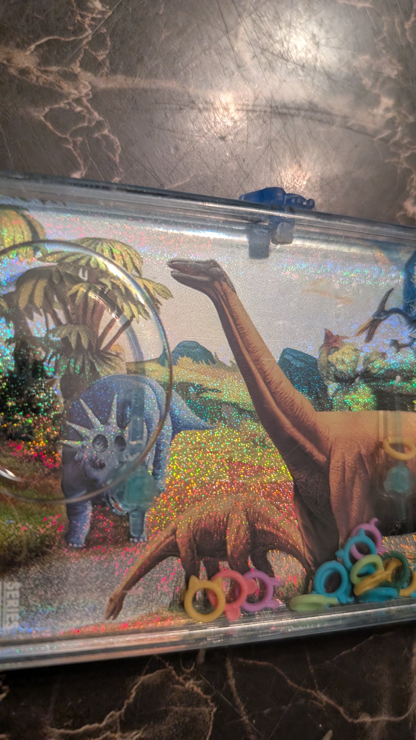 Dino World Handheld Water Ring Game Dinosaur Toy – Classic Push Button Game