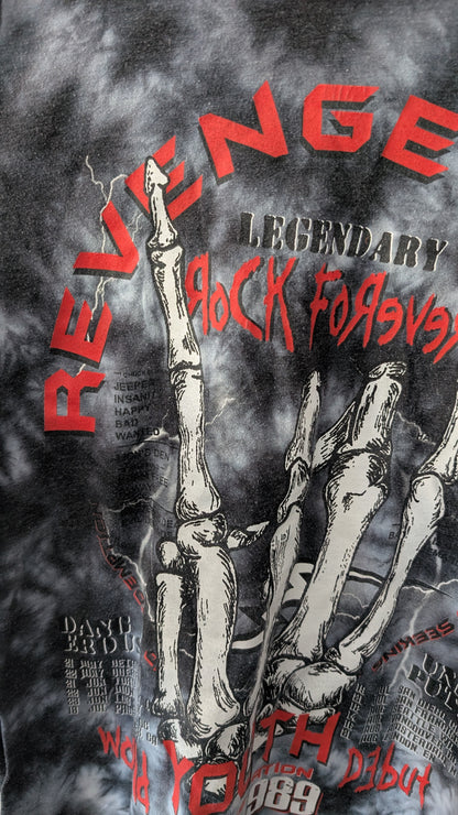 P.O.D. Youth of the Nation Tie Dye T-Shirt Unisex small Black Graphic Rock Tee