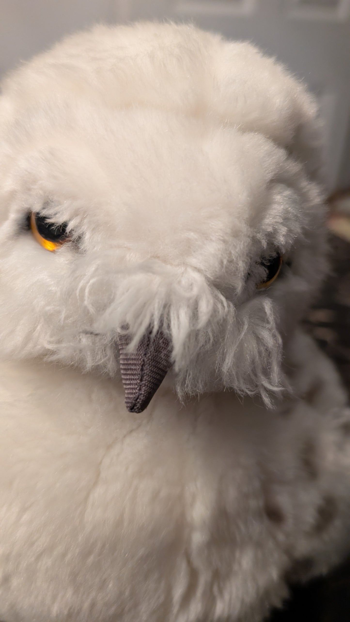 Harry Potter Exhibition Hedwig Owl 11" Plush Hand Puppet Rotating Head