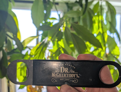 New Dr. McGillicuddy’s Bar Bottle Opener NEW Sealed Speed Opener Promo