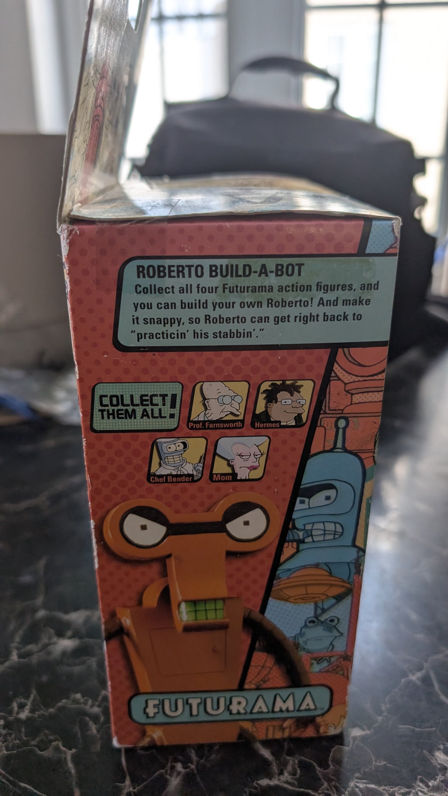 Futurama 2009 TOYNAMI Series MOM *Roberto Build-A-Bot* Action Figure NEW