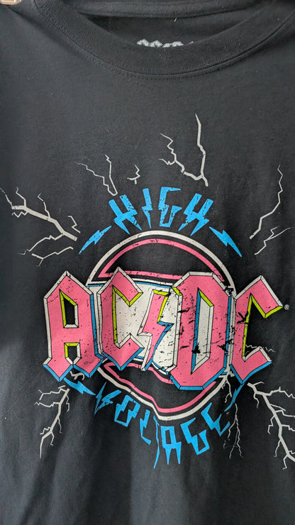 AC/DC High Voltage Graphic T-Shirt Black Size Small 2019 Licensed Band Tee