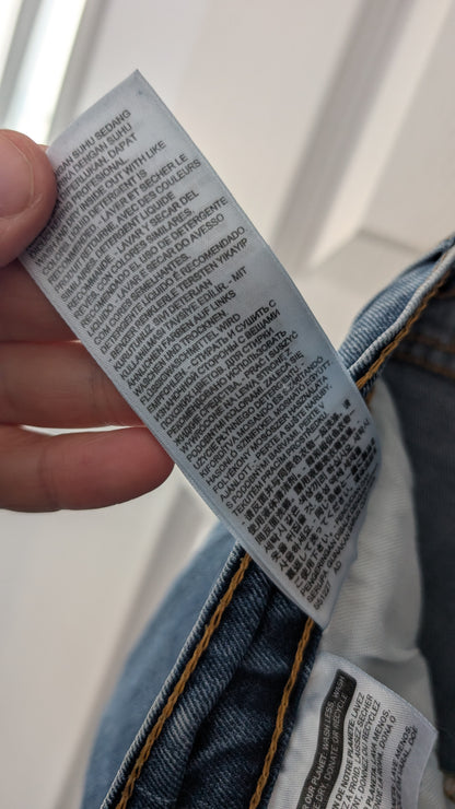 Levi’s 505 Regular Fit Jeans Men’s W36 L29 Blue Straight Leg Denim Zip Fly