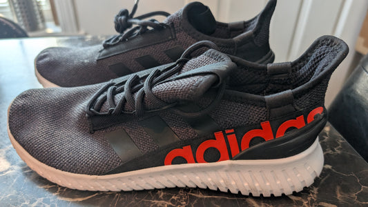 Adidas Cloudfoam Comfort Running Shoes Men’s US 10 Black Red H00275