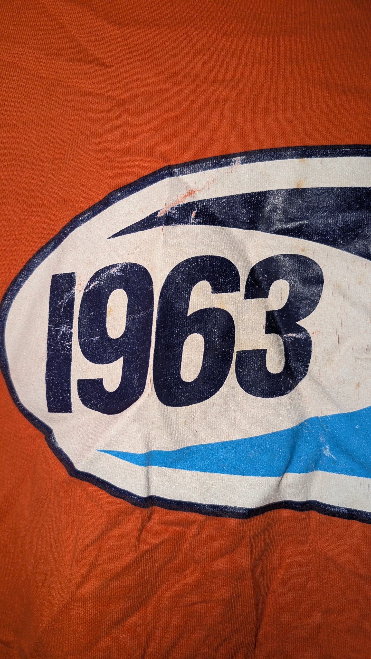 GOATGEAR 1963 New York T-Shirt Orange XL Earl Manigault Pro Series