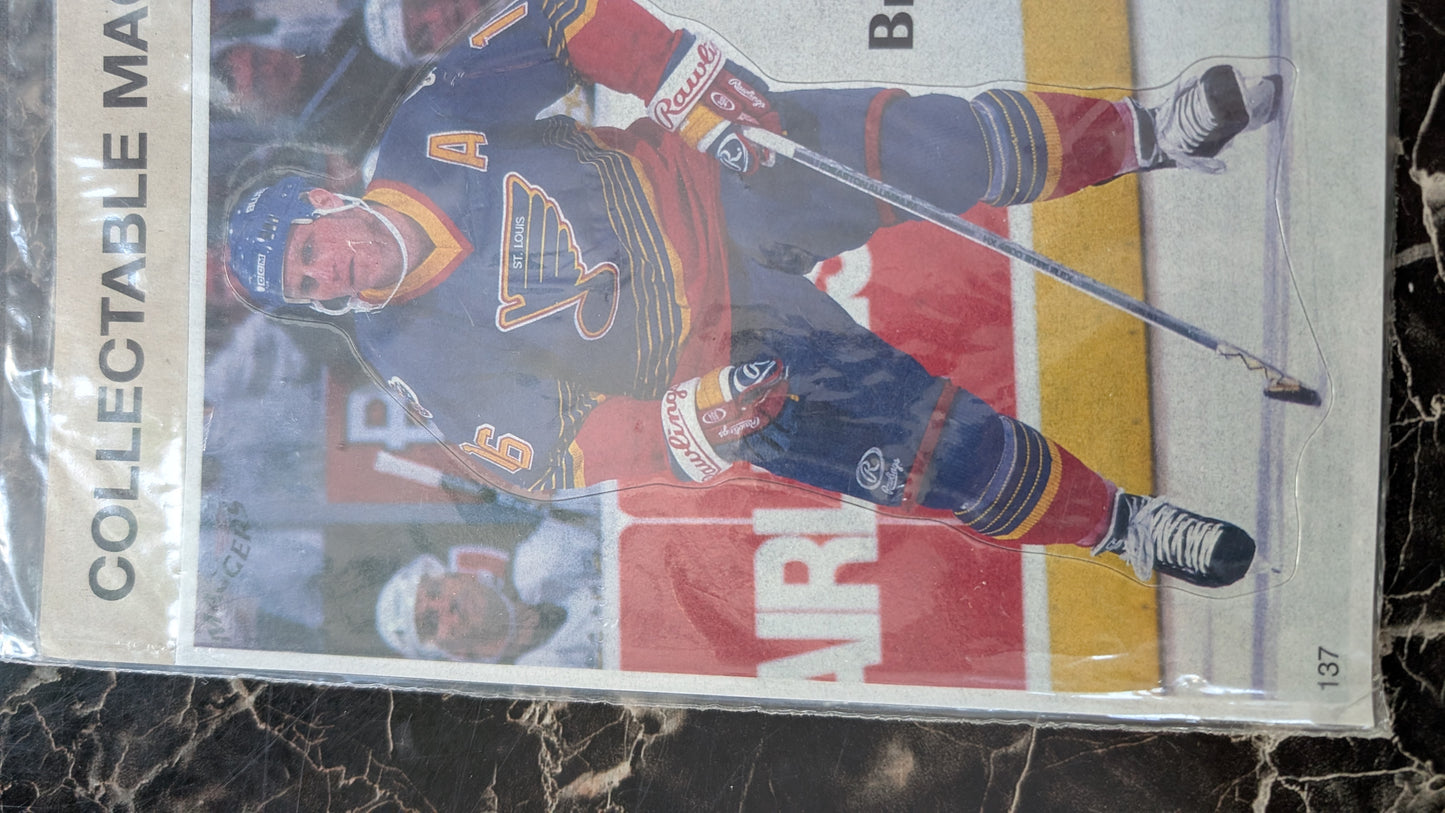 Brett Hull St. Louis Blues Collectible Magnet – NHL Premier Edition – Sealed
