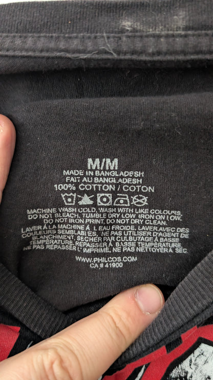 Slayer Skull Graphic T-Shirt Black Size Medium Official Licensed Metal Band Tee