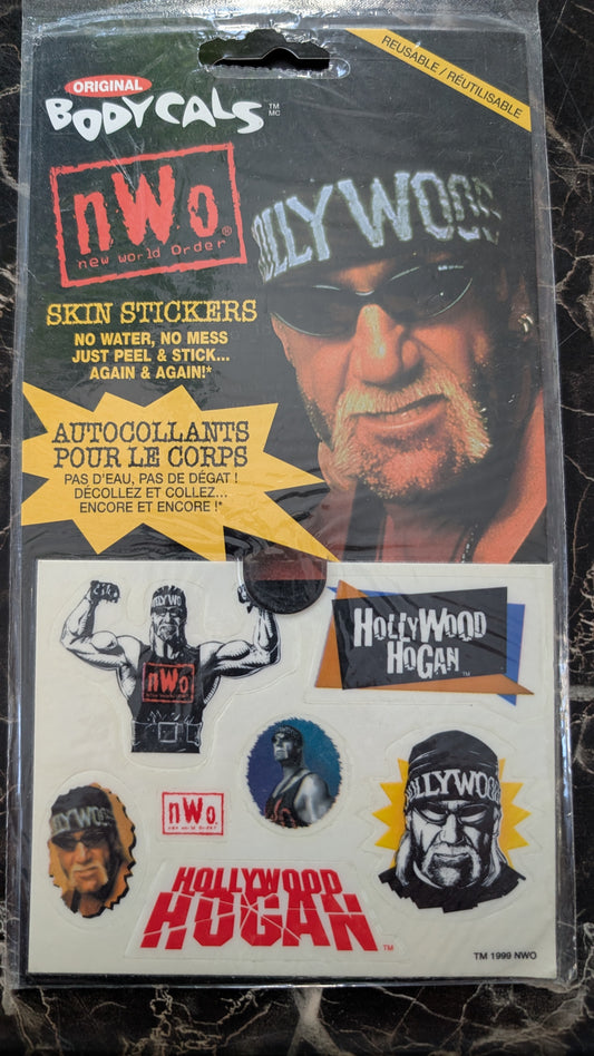 nWo Hollywood Hogan BodyCals Skin Stickers – WCW NWO – New Sealed (1999)