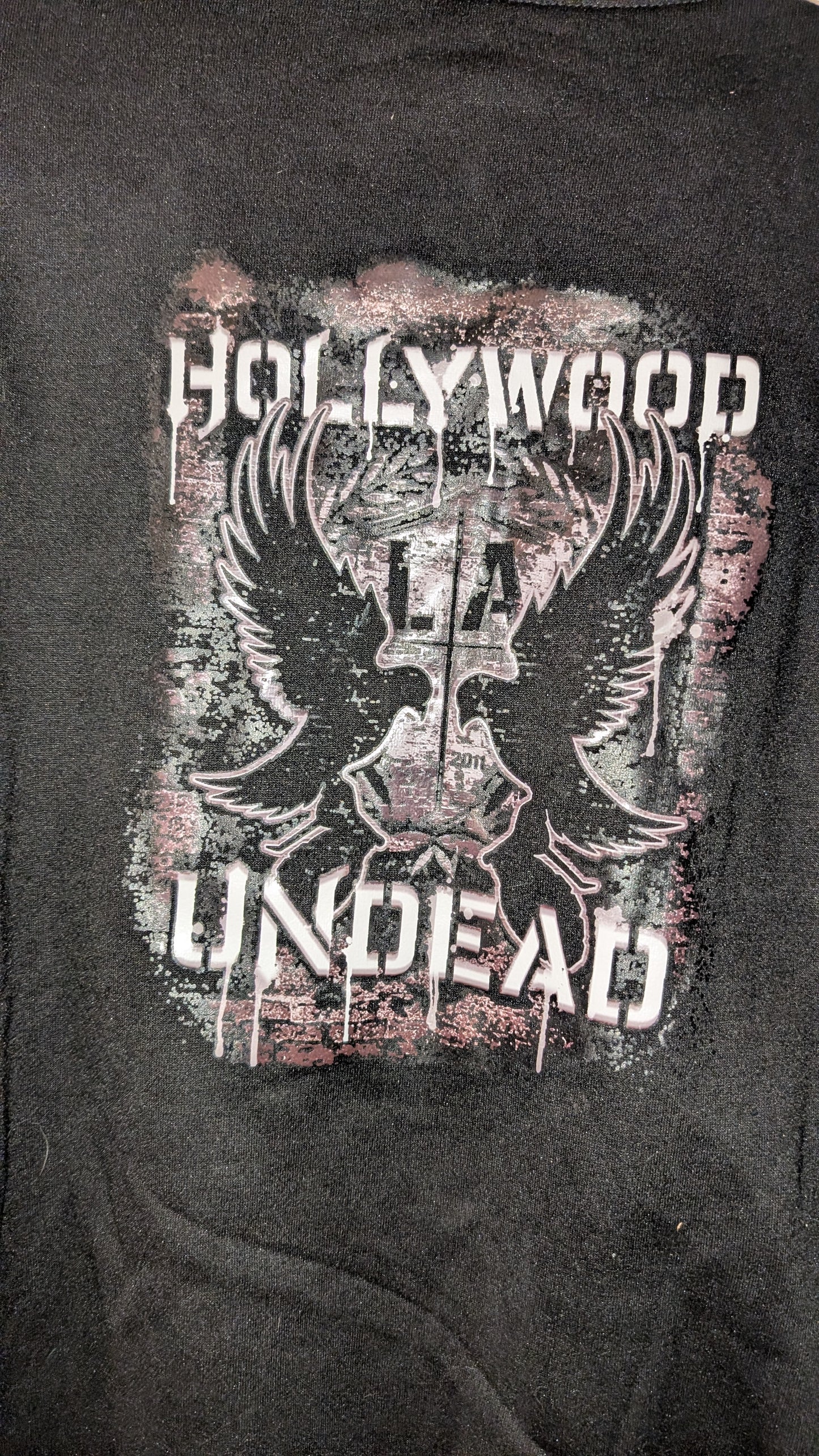 Hollywood Undead Zip-Up Hoodie Black XL Official Band Merch Hooded Jacket