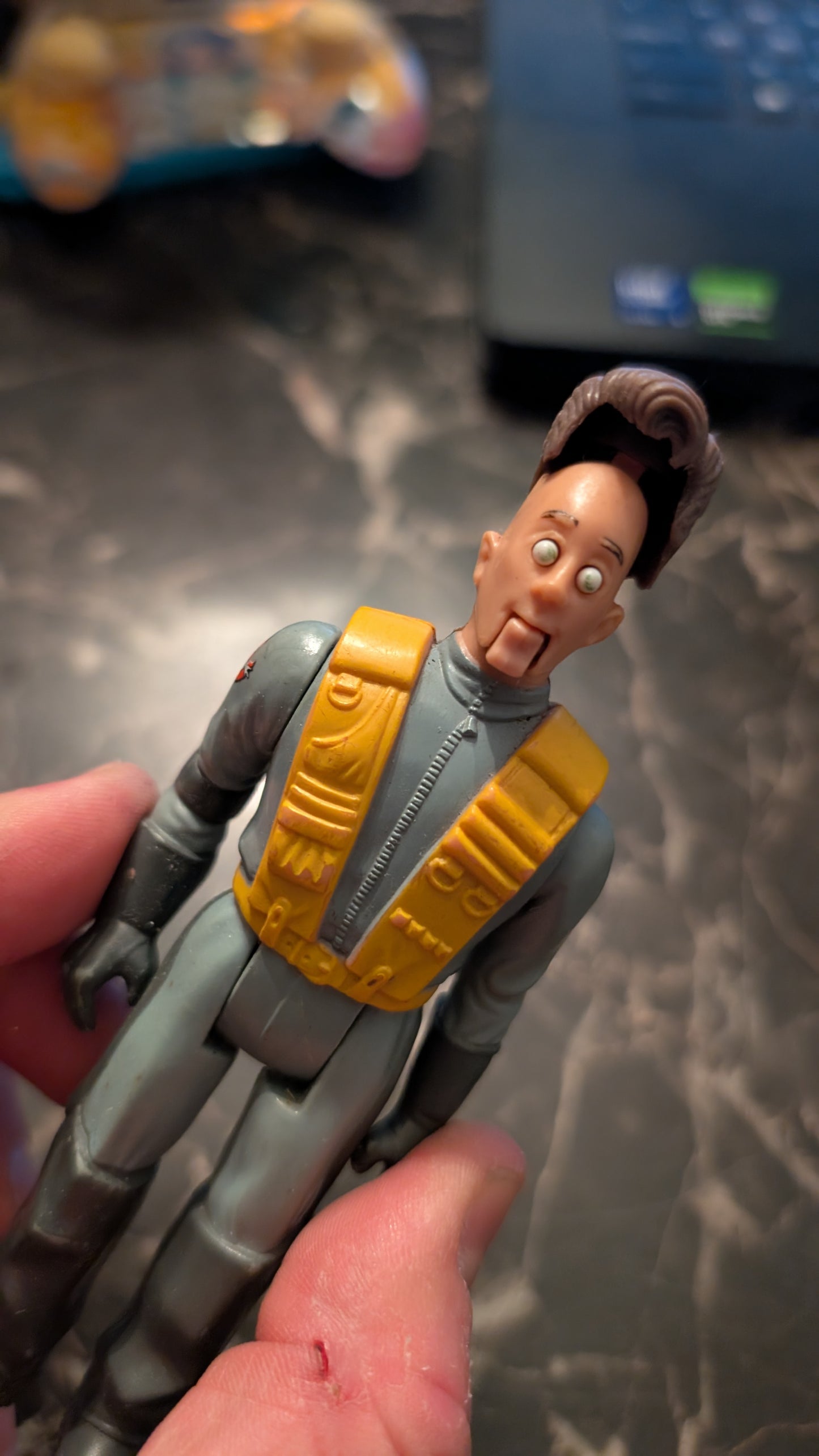 Peter Venkman Vintage Kenner The Real Ghostbusters Fright Features Action Figure