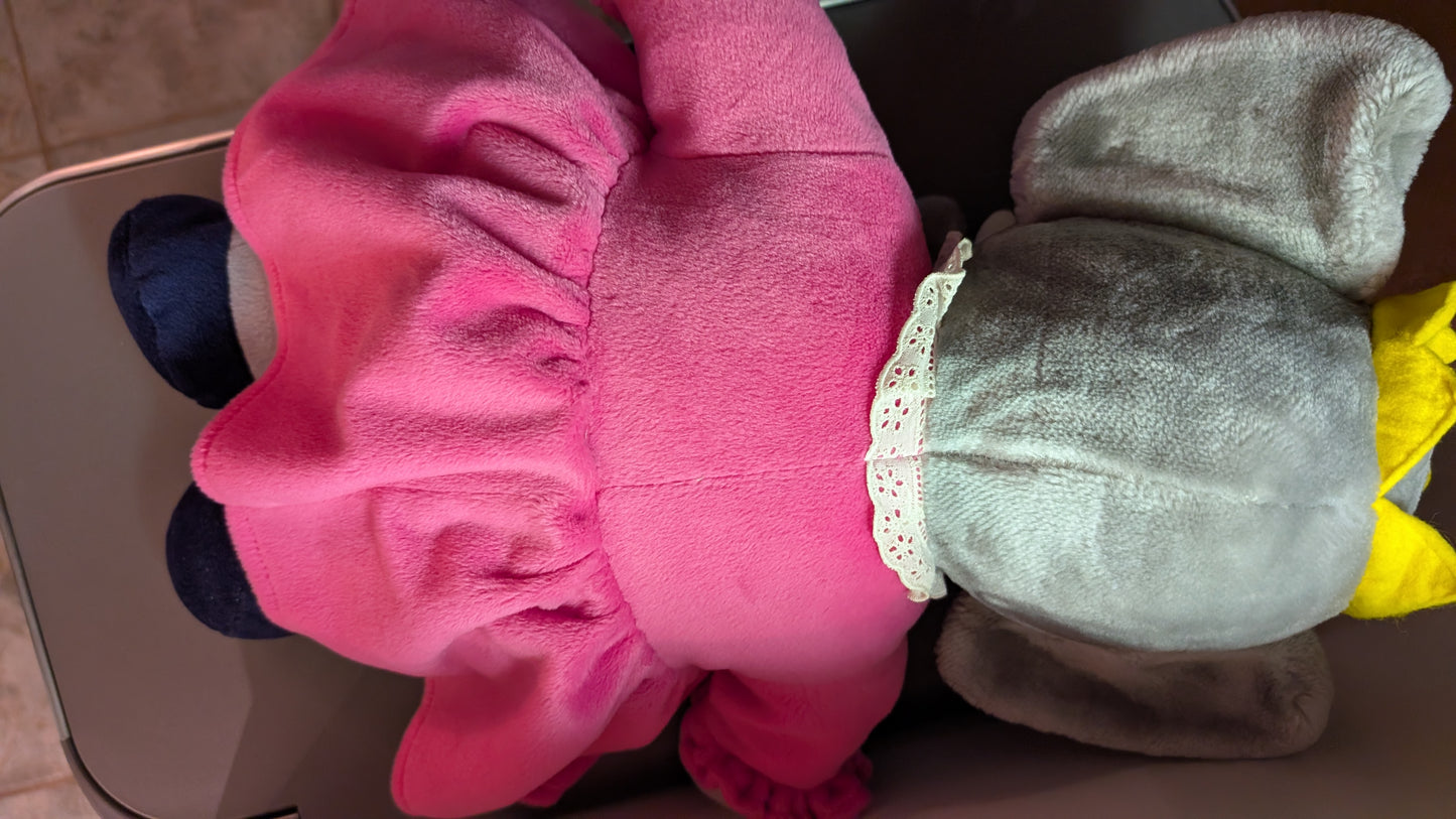 1989 Gund Babar Queen Celeste 16" Plush Sitting Stuffed Elephant Animal