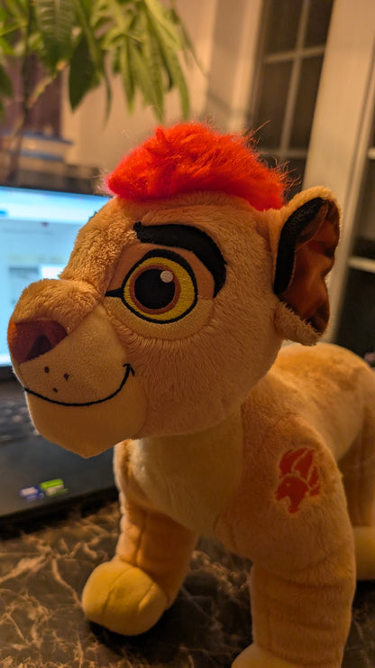 Disney Lion Guard Kion Plush Stuffed Animal Red Mane Simba Series 12” Toy