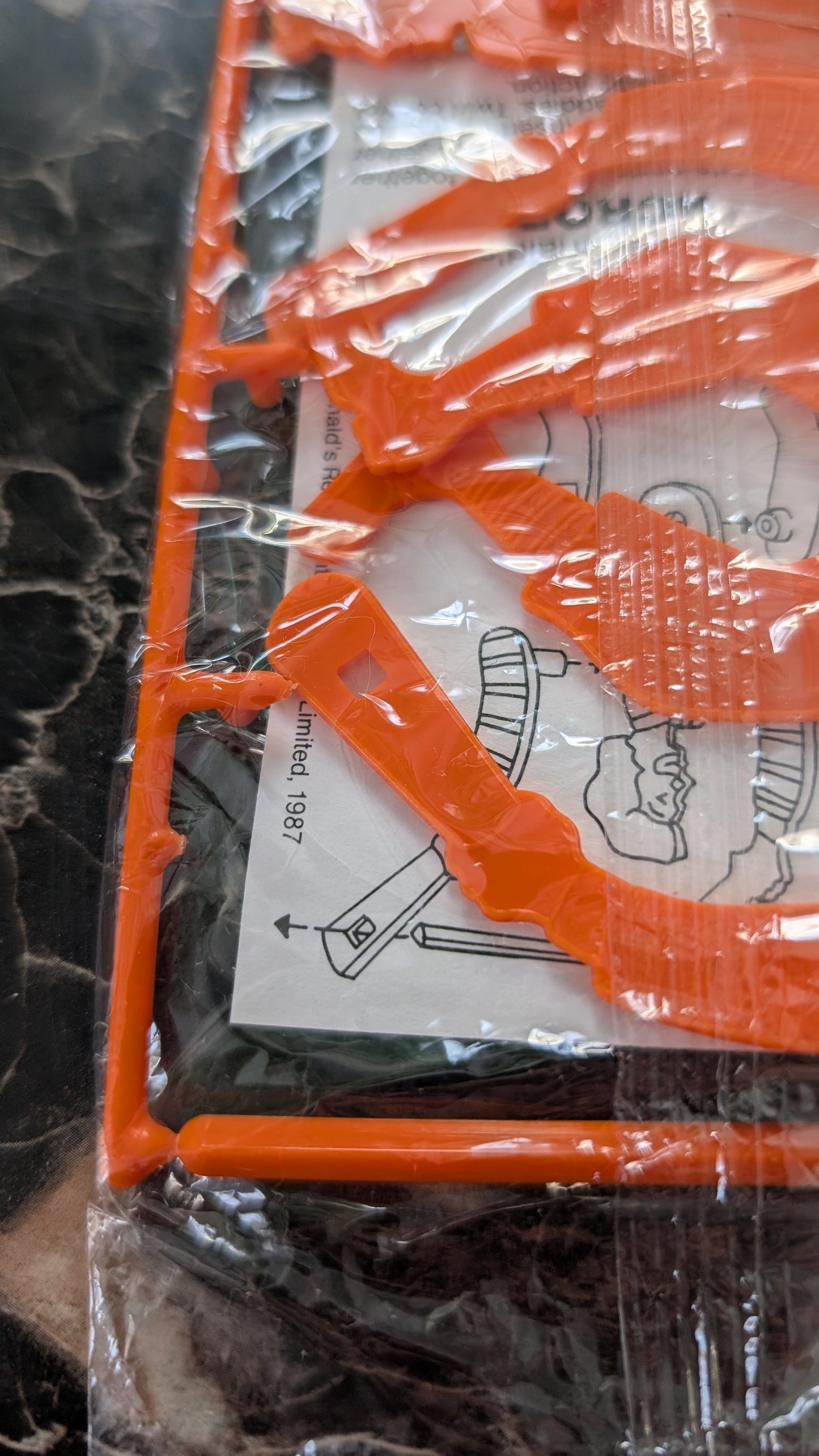 McDonald’s Acrobate 1987 Canada Happy Meal Toy NEW Sealed Uncut Sprue