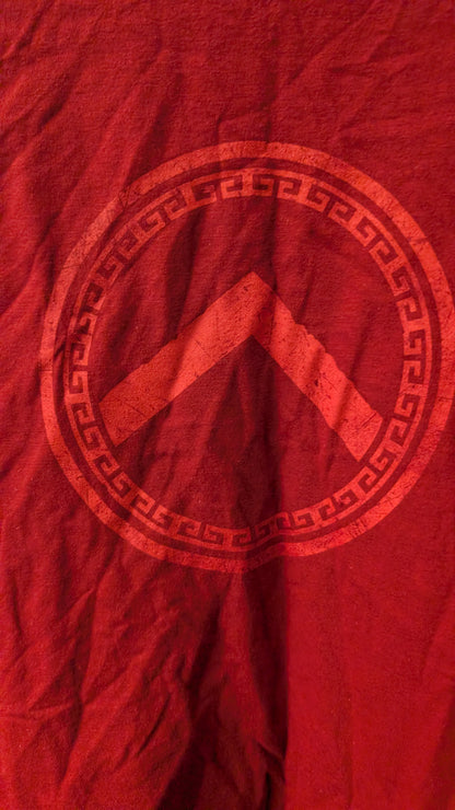 Ubisoft Quebec Assassin’s Creed Dev Team T-Shirt Red Abstergo Logo Anvil Large