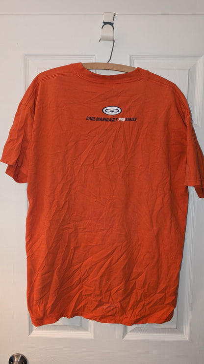 GOATGEAR 1963 New York T-Shirt Orange XL Earl Manigault Pro Series