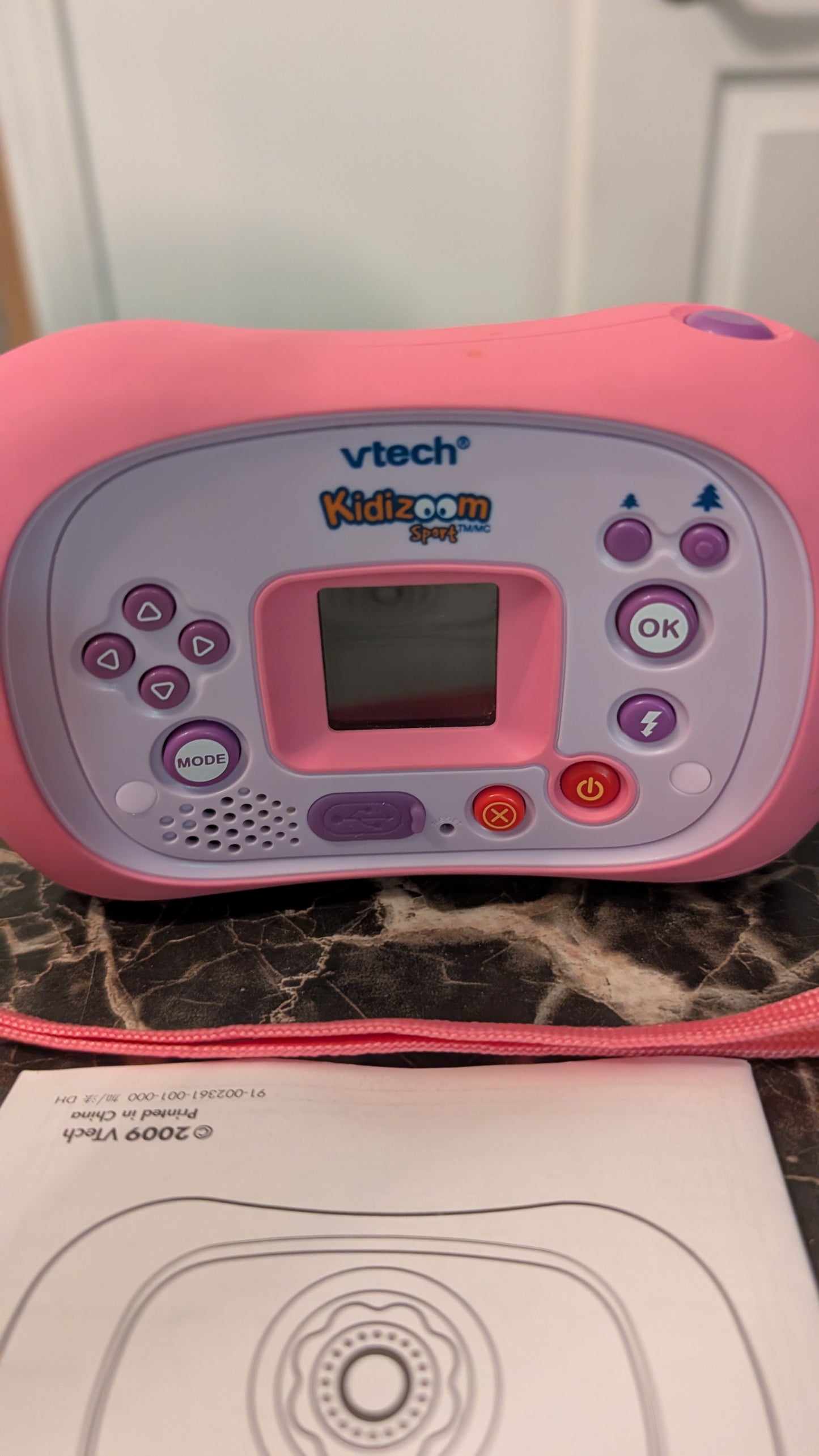 VTech Kidizoom Sport Pink Digital Camera for Kids w/ Manual & USB Cable