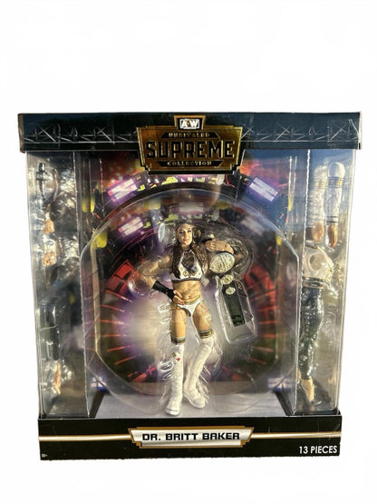 AEW Unrivaled Supreme Collection Dr. Britt Baker Action Figure toy brand new box