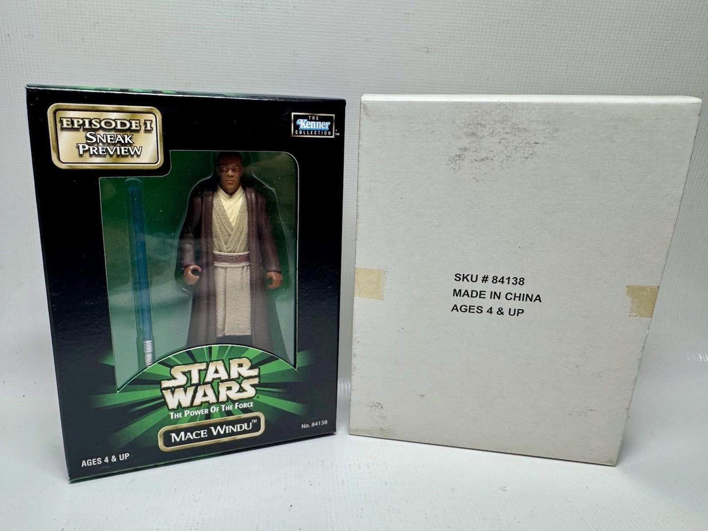 Star Wars Mace Windu Sneak Preview Power Of The Force Kenner 1998 Boxed #84138