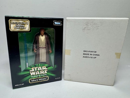 Star Wars Mace Windu Sneak Preview Power Of The Force Kenner 1998 Boxed #84138
