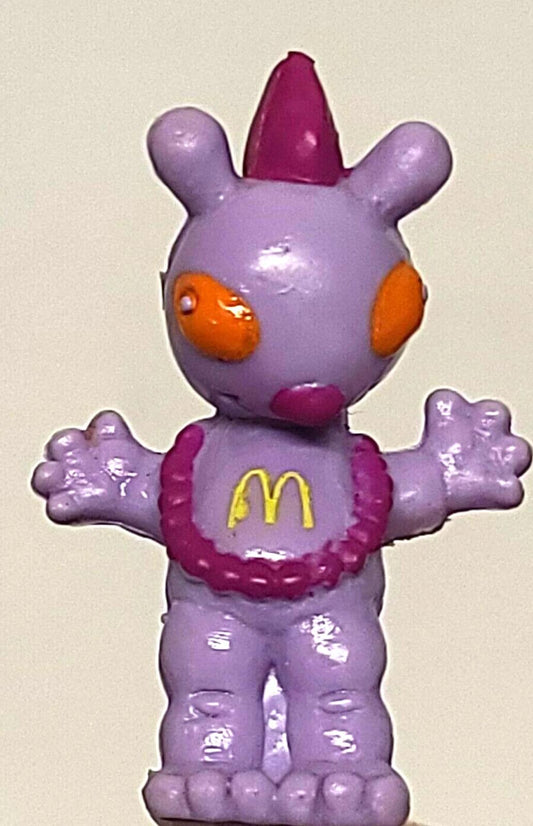 Purple Tyrannosaurus McDonalds T-Rex Dinosaur Happy Meal Toy Vtg 80s Tinosaurs