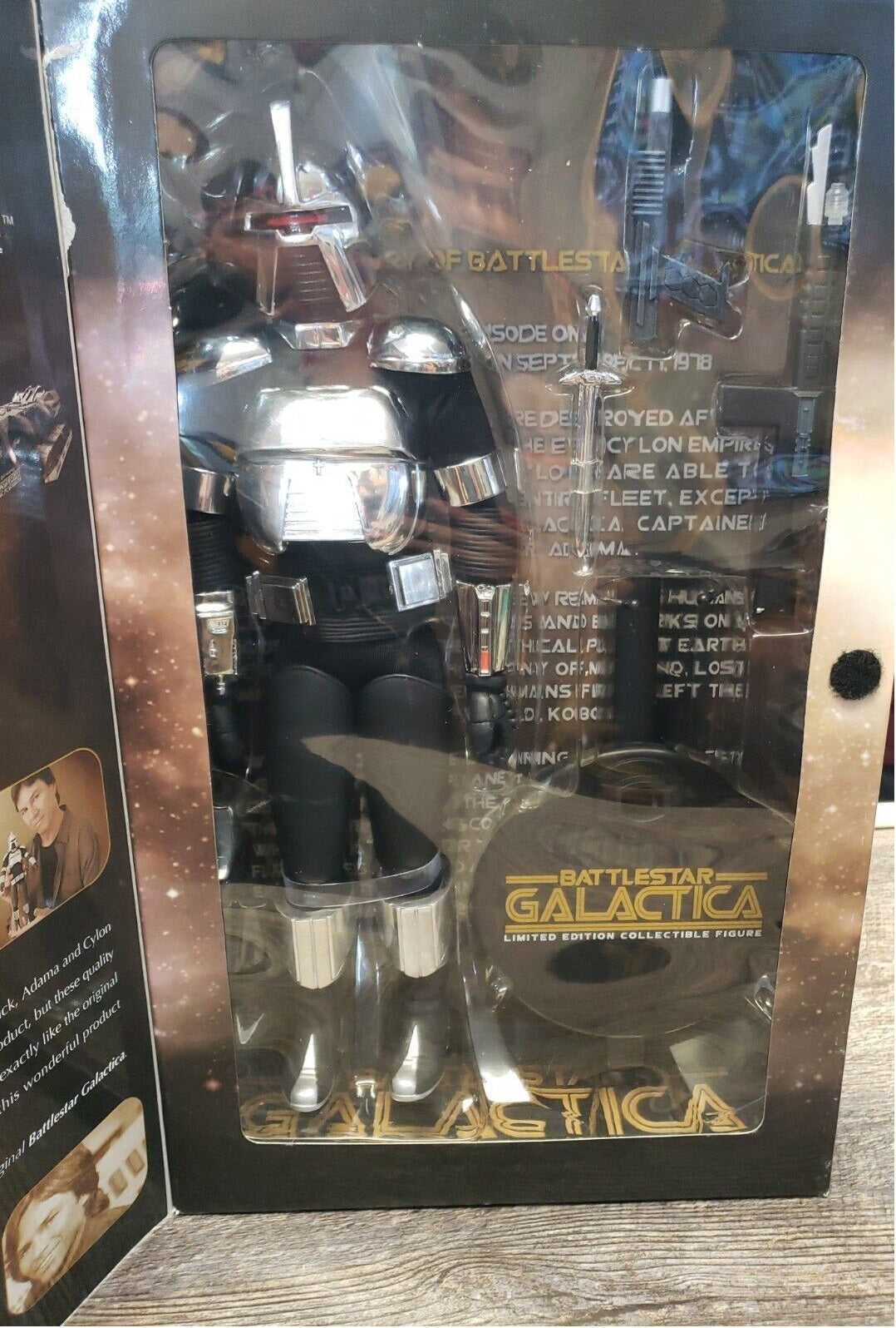 Silver Cylon Centurion 12 Inch Figure Battlestar Galactica Majestic St –  Omniphustoys