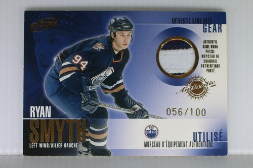 2003-04 Pacific Prism McDonald's Ryan Smyth Jersey Patches Gold 056/100 #13