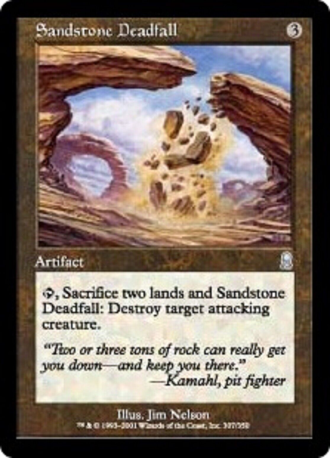 MTG MTG 1x  Sandstone Deadfall Odyssey Magic the Gathering card