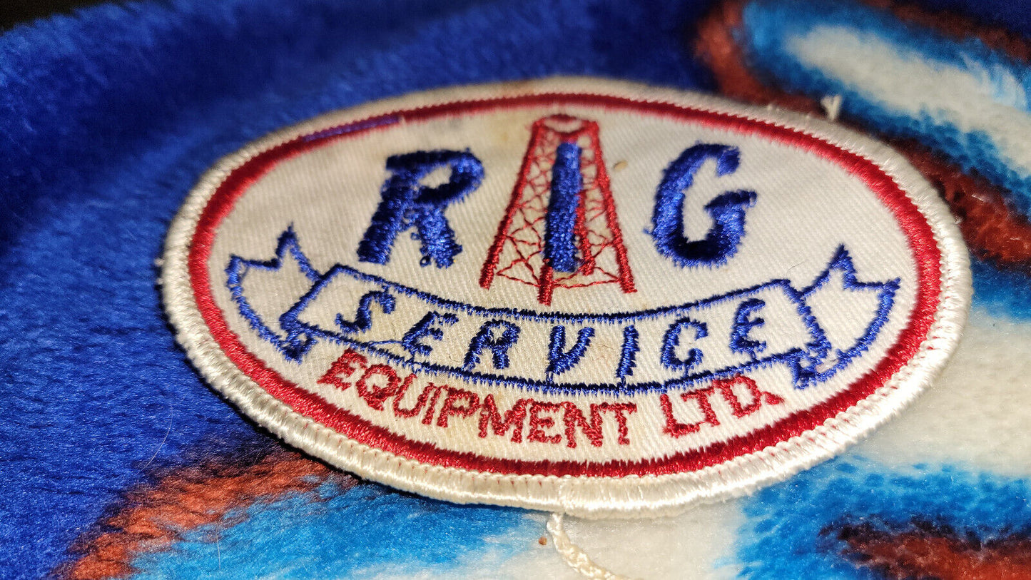 Vintage Shoulder Patche Souvenir Rig Service Equipment Ltd