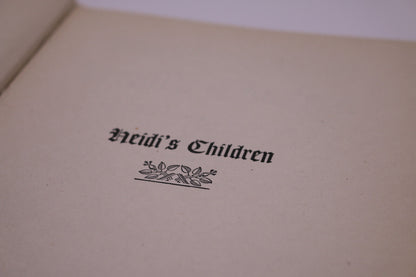 Charles Tritten A Thrushwood Books Heidi’S Children Book Antique Hardcover Vtg