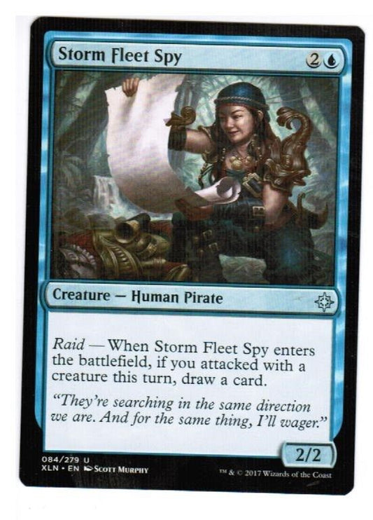 MTG 1x Storm Fleet Spy Ixalan Unplayed NM cards Freshpack Pauper English Commander