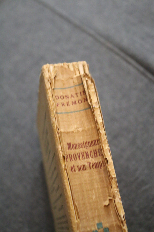 Donatien Fremont Monseigneur Provencher Et Son Temps 1935 Book Vintage French