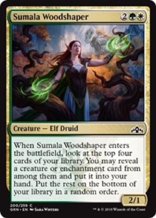 MTG 4x Sumala Woodshaper Guilds of Ravnica MTG  Card Commander Pauper