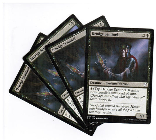 MTG MTG Drudge Sentinel X4 4x Magic the GAthering cards