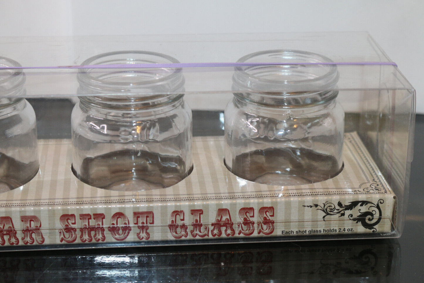 Mini Mason Jar Shot Glasses Package 4 Barbuzzo Glass Shot Glass Set Rare Drink