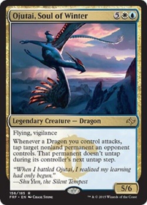 MTG 1x Ojutai, Soul of Winter Fate Reforged Mtg Magic The Gathering Card Commander