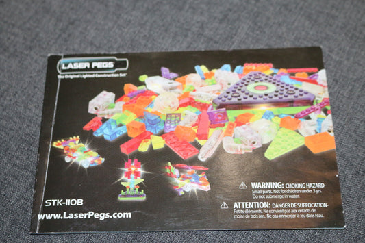 Laser Pegs Stk-Iiob Instruction Booklet Manual Building Toys