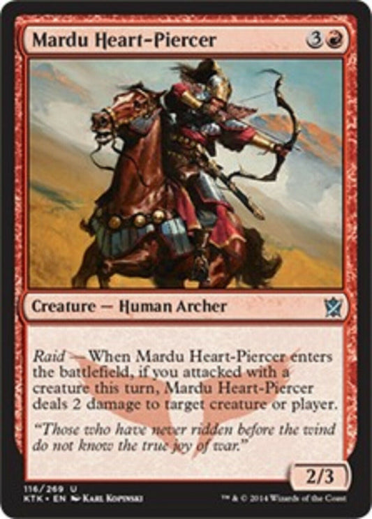 MTG 1x Mardu Heart-Piercer Khans of Tarkir Card MTG Magic the Gathering