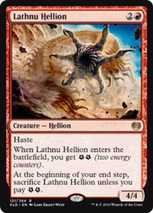 MTG MTG 1x Lathnu Hellion Kaladesh Card Magic The Gathering