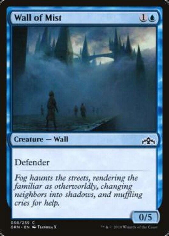 MTG 4x Wall of Mist  Ravnica Allegiance Unplayed NM  Cards