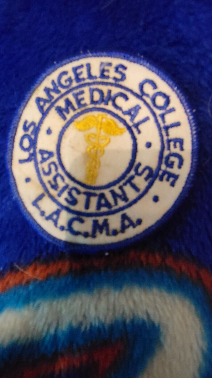 Shoulder Titles Patche Vintage Patch Los Angeles College Medical Assistant Lacma